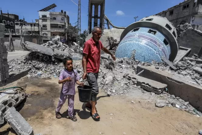 Was nützt der Anspruch auf Land, wenn dieses völlig zerstört ist? Szene aus Gaza.