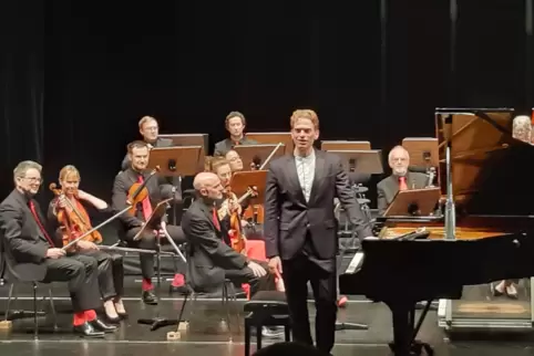 Filigranes Fingerspiel: der „Neustadter Bu“ Josef Moog mit den London Mozart Players.