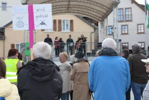 Auch im April wurde in Kirchheimbolanden bereits demonstriert.