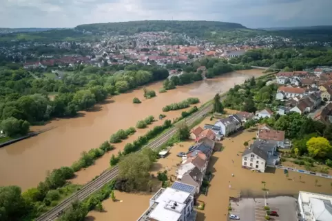 Hochwasser in Kleinblittersdorf