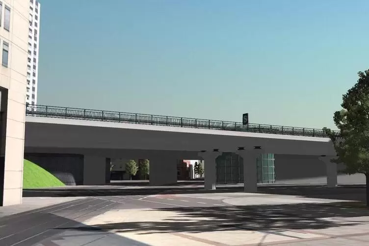 So soll die Ersatzbrücke einmal aussehen.