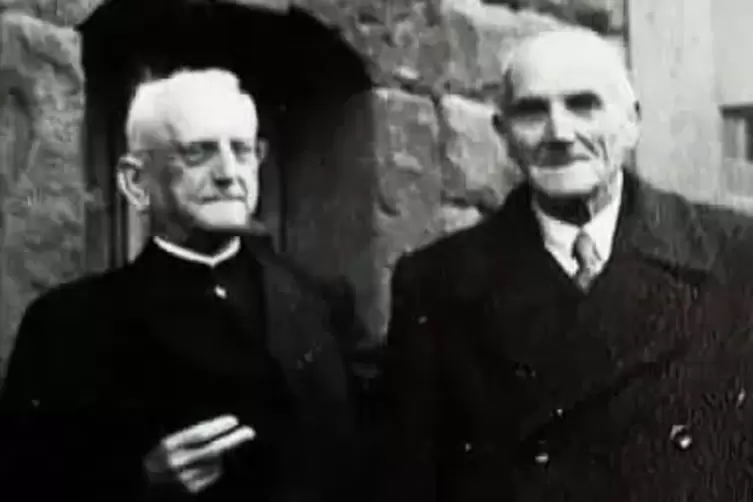 Pr&auml;lat Georg Sommer und Karl Kreuter