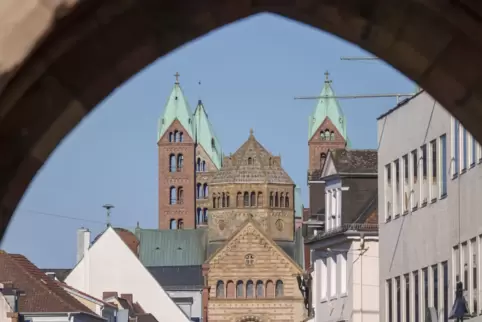 Pfälzischer Beitrag zur Welterbeliste: Speyer mit dem Dom und als eine der Schum-Städte. 