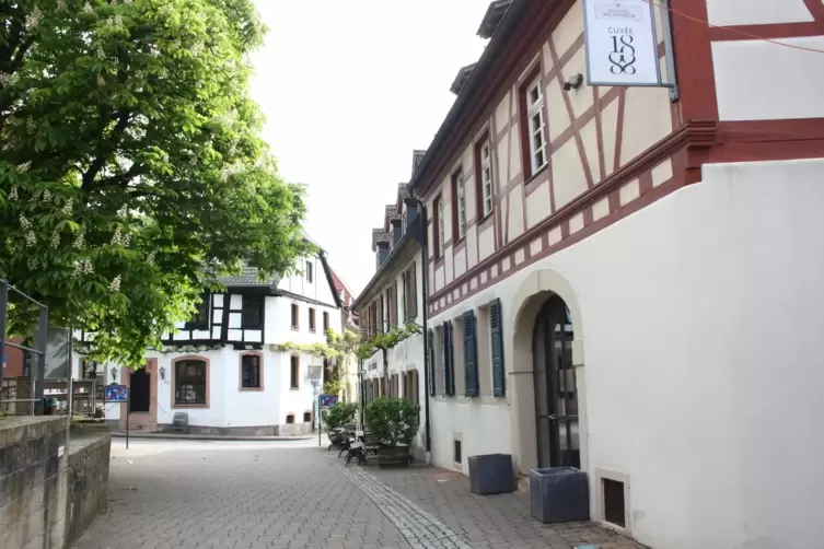 Blick in die Wachenheimer Innenstadt: Bechtel will unter anderem die Stadtsanierung weiter verfolgen.