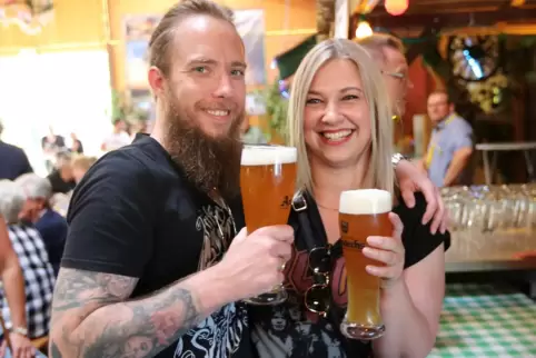Anziehungspunkt: das Bierfest in Waldsee. 