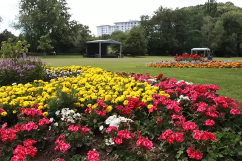 Der Kurpark.