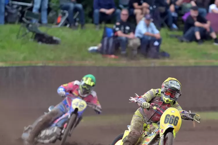 Unschlagbar: Romano Hummel mit der Nummer 666.