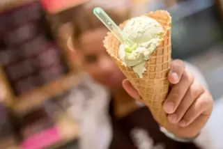 Unser Kolumnist hat nur ein Ziel: „Ich will Eis. Sofort.“ 