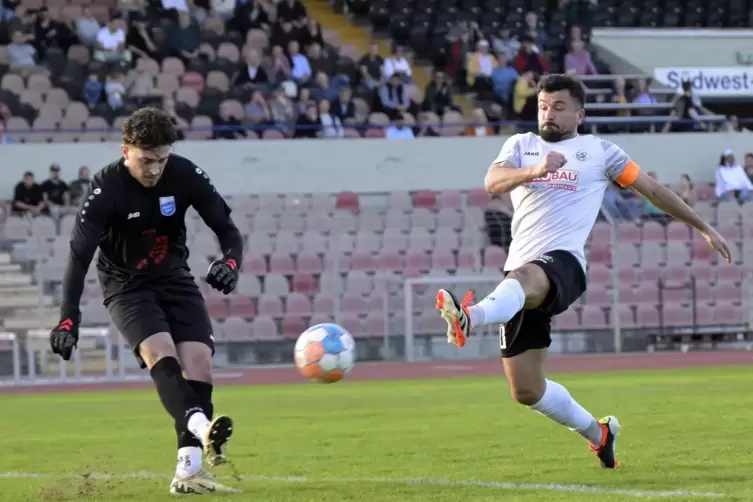 Die erfahrenen FCA-Spieler sind im Saisonfinale gefordert: allen voran Kapit&auml;n Nico Pantano (rechts). 