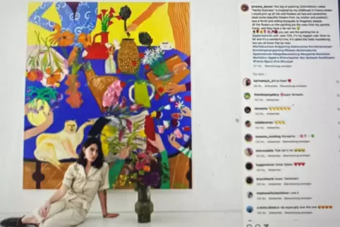 Erst einmal putzen gegangen: Künstlerin Dumet auf Instagram. Erst einmal putzen gegangen: Künstlerin Dumet auf Instagram.