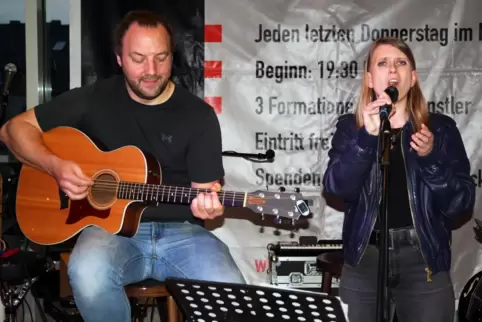 Bastian Welker und Lisa Koenig gaben sich recht spontan die Ehre. 