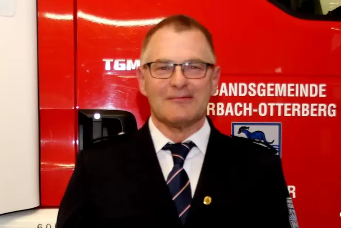 Bekam das Goldene Feuerwehr-Ehrenzeichen des Landes Rheinland-Pfalz: Rüdiger Kettering aus Otterberg.