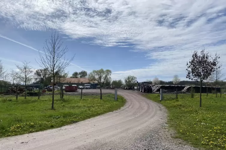 Bei der Sanierung der Landesstra&szlig;e wurde f&uuml;r den Forstbetrieb eine eigene Zufahrt angelegt.