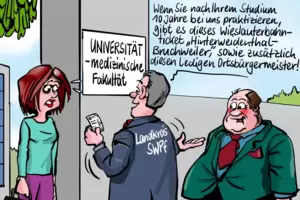 Auch andere Regionen suchen nach Wegen, um Ärzte an sich zu binden.