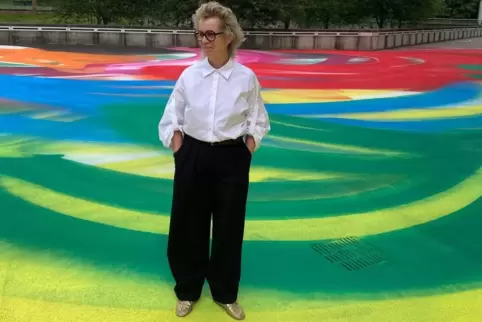 Malen ist das Abbild des Denkens: Katharina Grosse in Metz. Malen ist das Abbild des Denkens: Katharina Grosse in Metz.