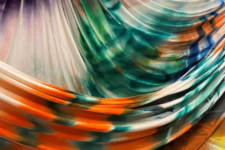 In Farbe versinken: Detail von Grosses Arbeit.