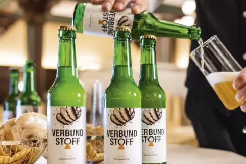 Das „Verbundstoff Bräu“ der BASF darf wegen eines Inhaltsstoffs nicht als Bier bezeichnet werden. Es schmeckt aber wie Bier.