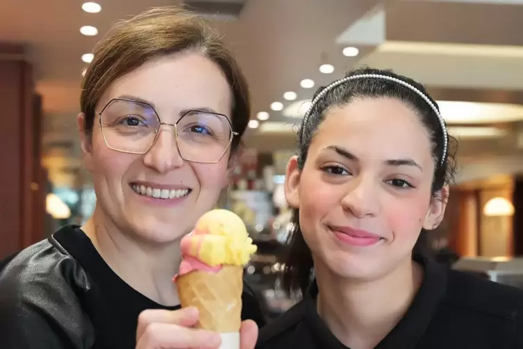 Oliva Luisa Alfarano (links) und Francesca Fede vom &bdquo;Venezia&ldquo;. 