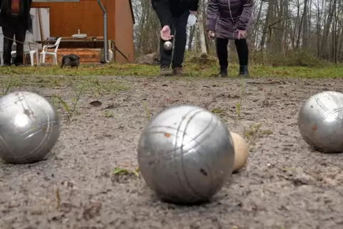Nationalsport der Franzosen: Boule. 