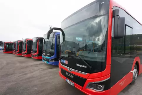 Busdepot: Dort bleiben die Busse an Streiktagen stehen.