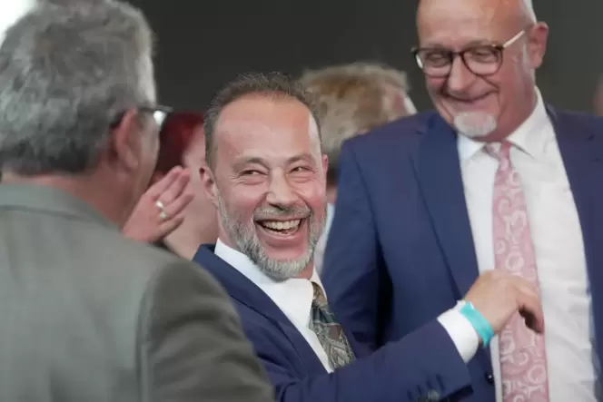 Ergebnis verbessert: AfD-Landeschef Jan Bollinger. Ergebnis verbessert: AfD-Landeschef Jan Bollinger.