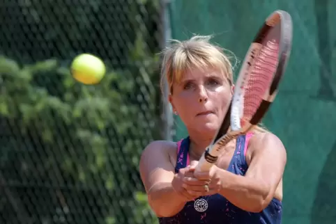Mit dem TC Dudenhofen auf Titelkurs: Carolin Wageck.