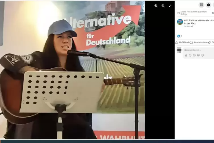 Julia Juls bei der AfD. 