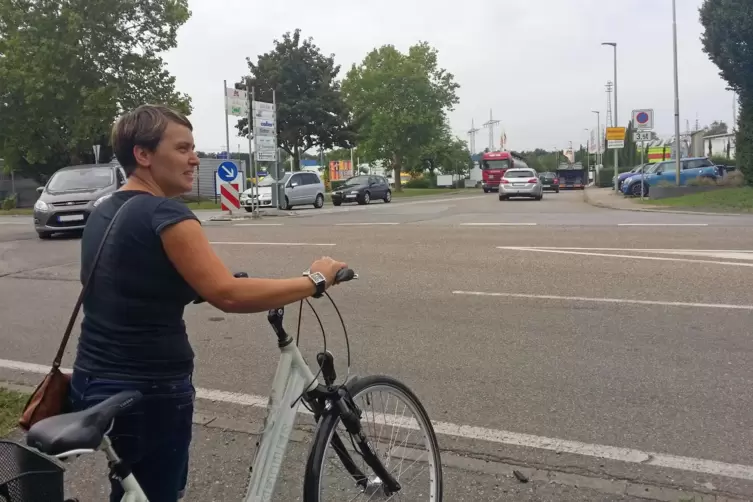 2019 initiierte die Agenda eine Aktion f&uuml;r eine bessere Radweg-Anbindung ans Gewerbegebiet, damals war Sabine Franke dabei.