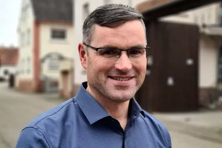 Heiko Angermeier, SPD-B&uuml;rgermeisterkandidat in Kapsweyer.