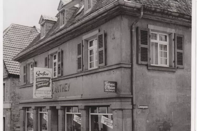 Das Modehaus im Jahr 1956.