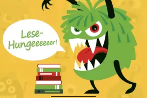 Das Lesesommer-Monster hat Hunger! 