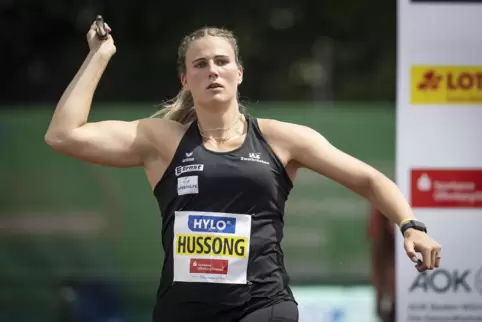 Speerwerferin Christin Hussong hat bei der DM in Braunschweig gute Chancen auf ihren siebten Titel. Speerwerferin Christin Hussong hat bei der DM in Braunschweig gute Chancen auf ihren siebten Titel.