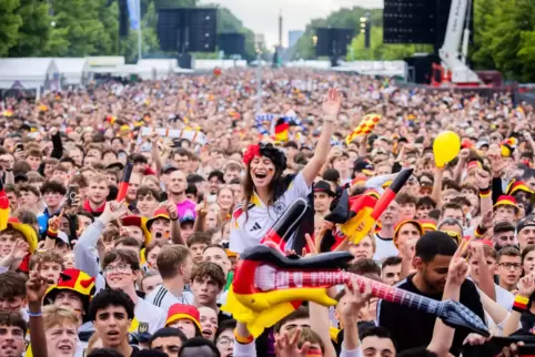Public Viewing in Berlin. 