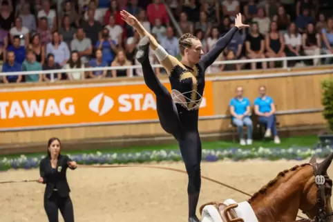 Drei tolle Runden auf hohem Niveau zeigte Hannah Steverding in Aachen. Am Ende wurde sie Sechste in einer starken Konkurrenz. 