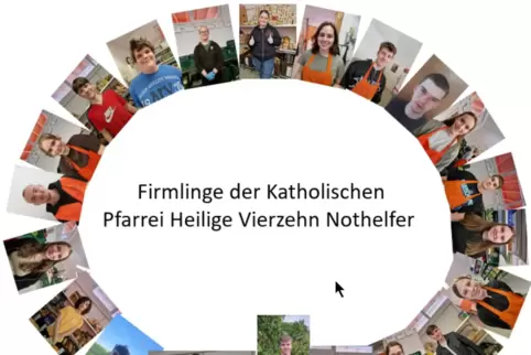 22 Firmlinge im Einsatz bei Wörther Tafel.
