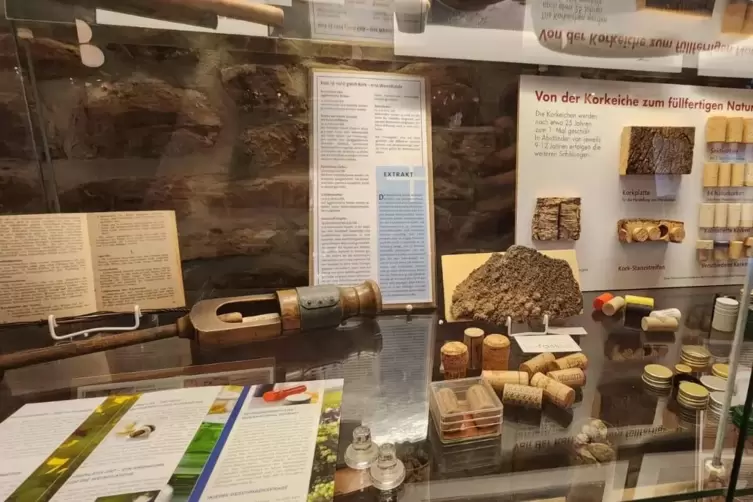 Auch dem Thema Korken widmet sich ein Teilbereich des Museums.