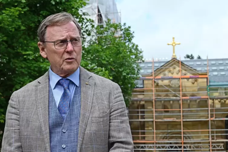 Bodo Ramelow von den Linken ist der amtierende Ministerpr&auml;sident von Th&uuml;ringen. 