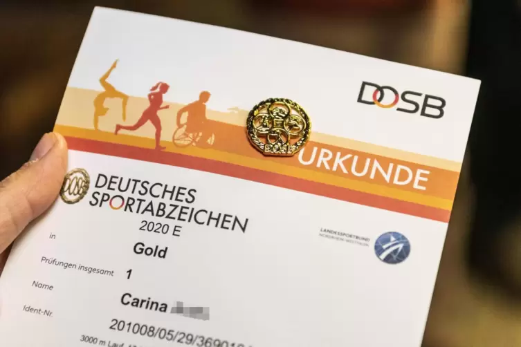 Die Weidenthaler Grundsch&uuml;ler haben 2023 27 Sportabzeichen errungen. 