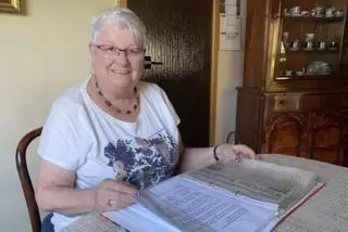 Ute Lauer hat einen Teil der Redemanuskripte und Zeitungsartikel aus ihrer Zeit als Beigeordnete des Landkreises gesammelt.