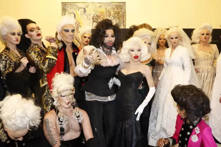 „Ich habe mich in Kirchheim pudelwohl gefüllt“: Harald Glööckler bei der Pompös Iconic Couture Show in Berlin. 