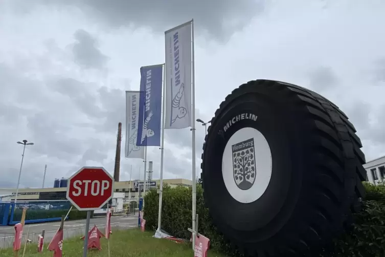 Das Michelin-Werk in Homburg.