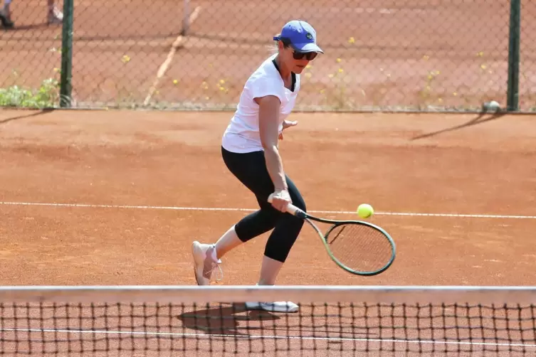Gewann sechs Einzel und vier Doppel: Karolin Braun, Nummer eins der Damen 40 des TC Kusel. 