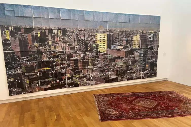 Luftig: Hamdy Redas Pfalzpreis-Arbeit in der Pfalzgalerie. 