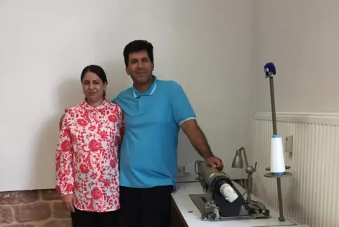Sediqa und Abdul Rezaie betreiben den Markt. 
