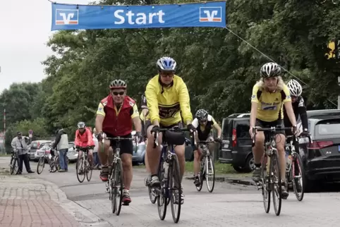Das Volksradfahren hat Tradition beim Verein All Heil.