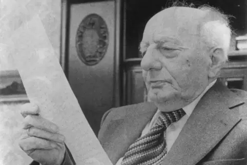 Franz Theato, Klassenkamerad von Ernst Bloch und erster Landrat nach dem Krieg.