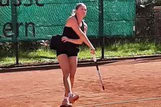 Sie verteidigte ihren Titel: Sanja Macvan.