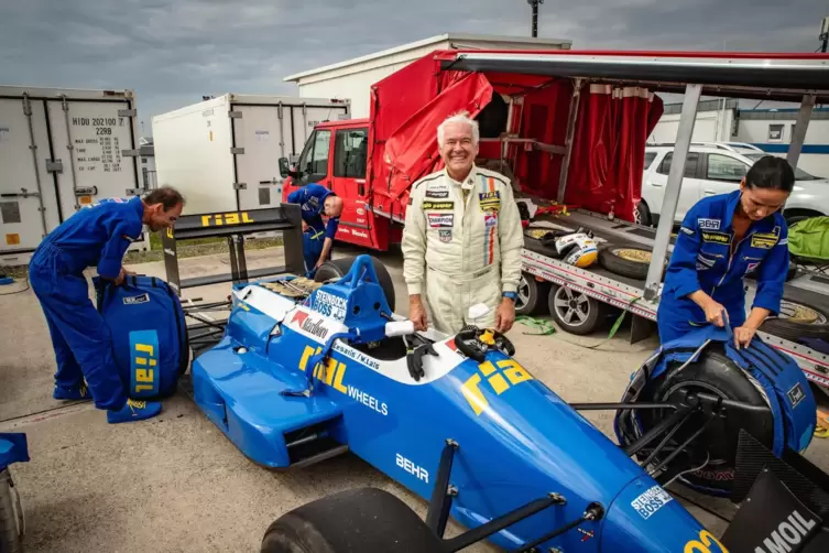 Walter Lais kommt am Wochenende mit dem Rial. Ein Team aus Fußgönnheim hat mit diesem Formel-1-Rennwagen im Jahr 1988 an der Wel