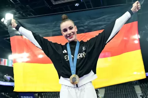 Eine Diskussion über die Prämien für eine Medaille bei Olympia ist entbrannt, im Bild Sportgymnastin Darja Varfolomeev.