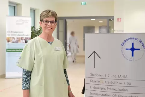Herzenssache: Gabriele Kappner arbeitete 30 Jahre als Klinik-Sekretärin im Diakonissen-Stiftungs-Krankenhaus. Jetzt ist sie dort